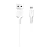 Кабель HOCO X13 USB (m)-Lightning (m) 1.0м 2.4A ПВХ белый (1/36/360)
