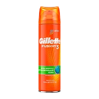 Гель для бритья Gillette Limited Edition FUSION 5 Ultra Sensitive для чувствительной кожи 200мл (1/6
