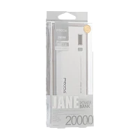 Внешний аккумулятор Proda PPL-6 JANE V10i 20000mAh 2.1A 2USB белый