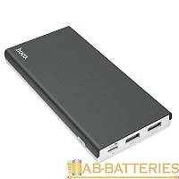 Внешний аккумулятор HOCO J66 10000mAh 2.0A 2USB/Type-C серый (1/45)