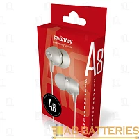 Наушники внутриканальные Smartbuy A8 серый (1/60)