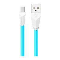 Кабель Remax RC-030m Alien USB (m)-microUSB (m) 1м 2.0A синий
