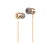 Наушники внутриканальные HOCO M16 с микр. золотой (1/30/300)