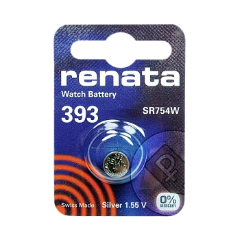 Батарейка Renata 393 BL1 Silver Oxide 1.55V (1/10/100)