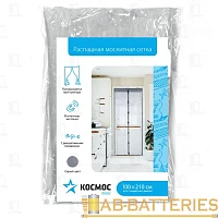 Антимоскитная сетка на дверь Космос KOC-MN-grey 100*210см