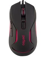 Мышь проводная Perfeo STATUS USB черный (1/60)