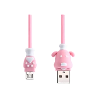 USB кабель REMAX Fortune (Micro) RC-106m Розовый