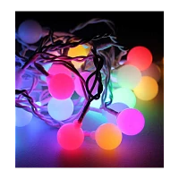 Гирлянда Космос 100LED 13м шарики нить 1 режим ассорти (1/20)