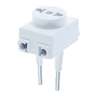 Сетевой переходник Старт универсальный 3р.Б/З белый (1/64)