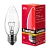 Лампа накаливания Camelion E27 60W 220V свеча прозрачная (1/100)