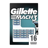 Сменные кассеты Gillette "MACH3" 3 лезвия 16шт. (цена за 1 шт) (16/160)