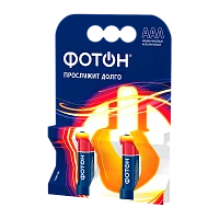 Батарейка Фотон LR03 AAA BL2 Alkaline 1.5V (2/20/240)