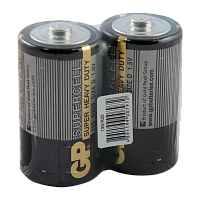 Батарейка GP Supercell R20 D Shrink 2 Heavy Duty 1.5V (2/20/200)