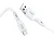 Кабель HOCO X65 USB (m)-microUSB (m) 1.0м 2.4A TPE белый (1/31/310)