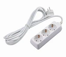 Удлинитель ЭРА U 3р.С/З 10A 7.0м белый
