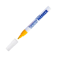 Маркер промышленный MunHwa PAINT MARKER PM-08 4.0мм нитрокраска желтый (1/12/576)