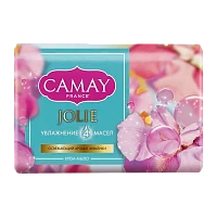 Мыло Camay Jolie (увлажнение 4 масел) 85г (1/72)