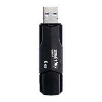Флеш-накопитель Smartbuy Clue 8GB USB3.1 пластик черный 