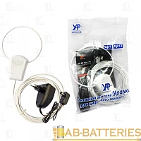 ТВ-Антенна комнатная Уралка УР-5МB активная с питанием DVB-T/T2