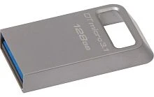 Флеш-накопитель Kingston DataTraveler MC3 128GB USB3.1 металл серый 