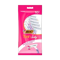 Бритва одноразовая BIC "Twin Lady" 2 лезвия 10шт. (1/10)