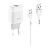 Сетевое З/У HOCO C73A 2USB 2.1A с кабелем Type-C белый (1/30/180)