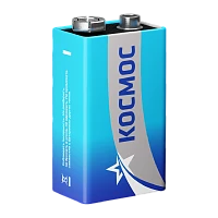 Батарейка Космос Крона 6F22 SH1 Zinc Carbon 9V (1/10/400) 