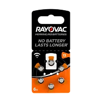 Батарейка Rayovac ACOUSTIC ZA13 BL6 Zinc Air 1.45V 0%Hg (6/60/600)