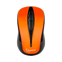 Мышь беспроводная Gembird MUSW-325-O классическая USB черный оранжевый (1/100)