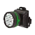 Фонарь налобный Ultraflash 909 1.7W 7LED от батареек черный (1/100)