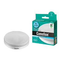 Лампа светодиодная Camelion GX53 12W 4500К 170-265V таблетка матовая (1/5/100)
