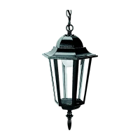 Светильник садово-парковый Camelion 4105 60W 230V E27 IP43 подвесной с проводом черный (1/10)