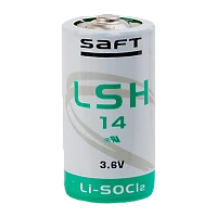 Батарейка Saft LSH14 (А343/LR14/C) Б/УП Li-SOCl2 3.6V 5800mAh высокоток. 
