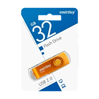 Флеш-накопитель Smartbuy Twist 32GB USB2.0 пластик желтый