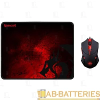 Набор мышь+коврик проводной Defender M601BA игровой черный (1/20)