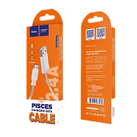 Кабель HOCO X24 USB (m)-Type-C (m) 1м 2.4A TPE белый (1/31/310)