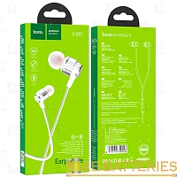 Наушники внутриканальные HOCO M85 с микр. серебряный (1/16/160)