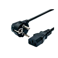 Кабель питания Atcom AT10118 евровилка-C14 (f) 1.8м ПВХ черный (1/10/100)