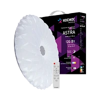 Светильник настенно-потолочный Космос ASTRA Premium 120W 230V LED накладной пульт ДУ белый (1/5)