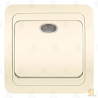 Выключатель Smartbuy "Марс" 1-клав.10A АБС с индикатором бежевый (1/10)