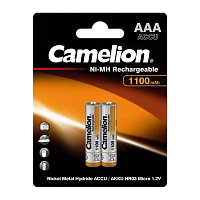 Аккумулятор бытовой Camelion HR03 AAA BL2 NI-MH 1100mAh (2/24/480/17280)