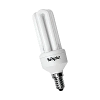 Лампа люминесцентная Navigator 3U E14 11W 2700К 220-240V U-образная (1/12/60)