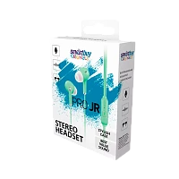 Наушники внутриканальные Smartbuy Pro JR с микр. зеленый в коробке (1/50)
