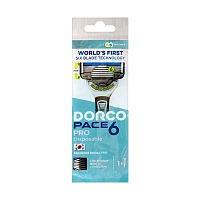 Бритва одноразовая DORCO "PACE6 PRO" 6 лезвий 1шт. (1/10)