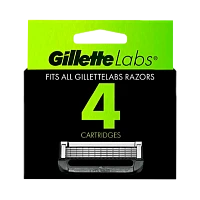 Сменные кассеты Gillette "Labs" 4шт. (цена за 1 шт) (4/40)