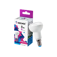 Лампа светодиодная Космос R50 E14 8W 6500К 230V рефлектор (1/10/80)