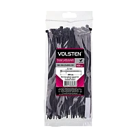 Хомут Volsten нейлон 2.5х200мм 100шт. черный (1/10/280)
