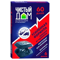 Ловушка от тараканов Чистый дом усиленного действия 6шт. (1/50)