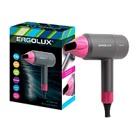Фен Ergolux ELX-HD09-C08 1200W серый розовый (1/24)