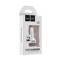 Автомобильное З/У HOCO Z3 2USB 3.1A белый (1/21/126)